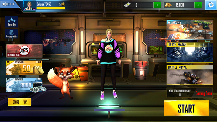 Gun Strike: Battlegrounds Game游戏截图