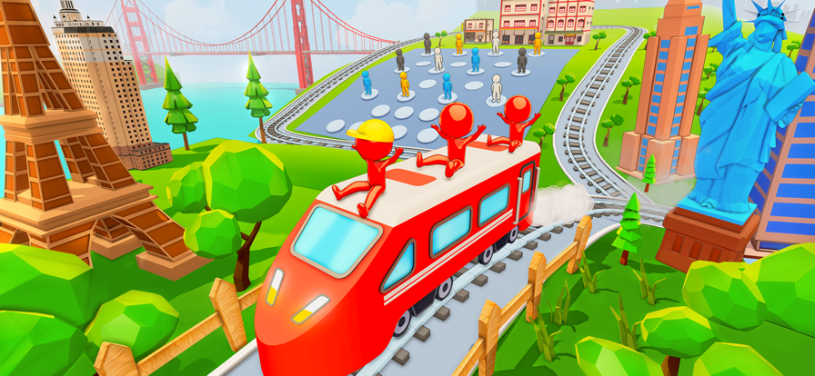 Take Them Home Train Game游戏截图