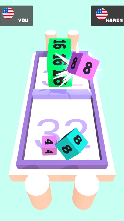 Dice Merge 2048游戏截图