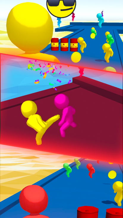 巨型冲突加入并奔跑3D游戏截图