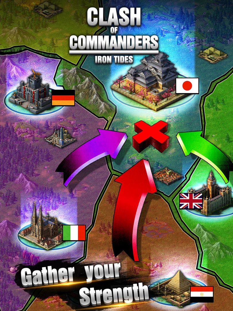 Screenshot of Clash of Commanders-Iron Tides