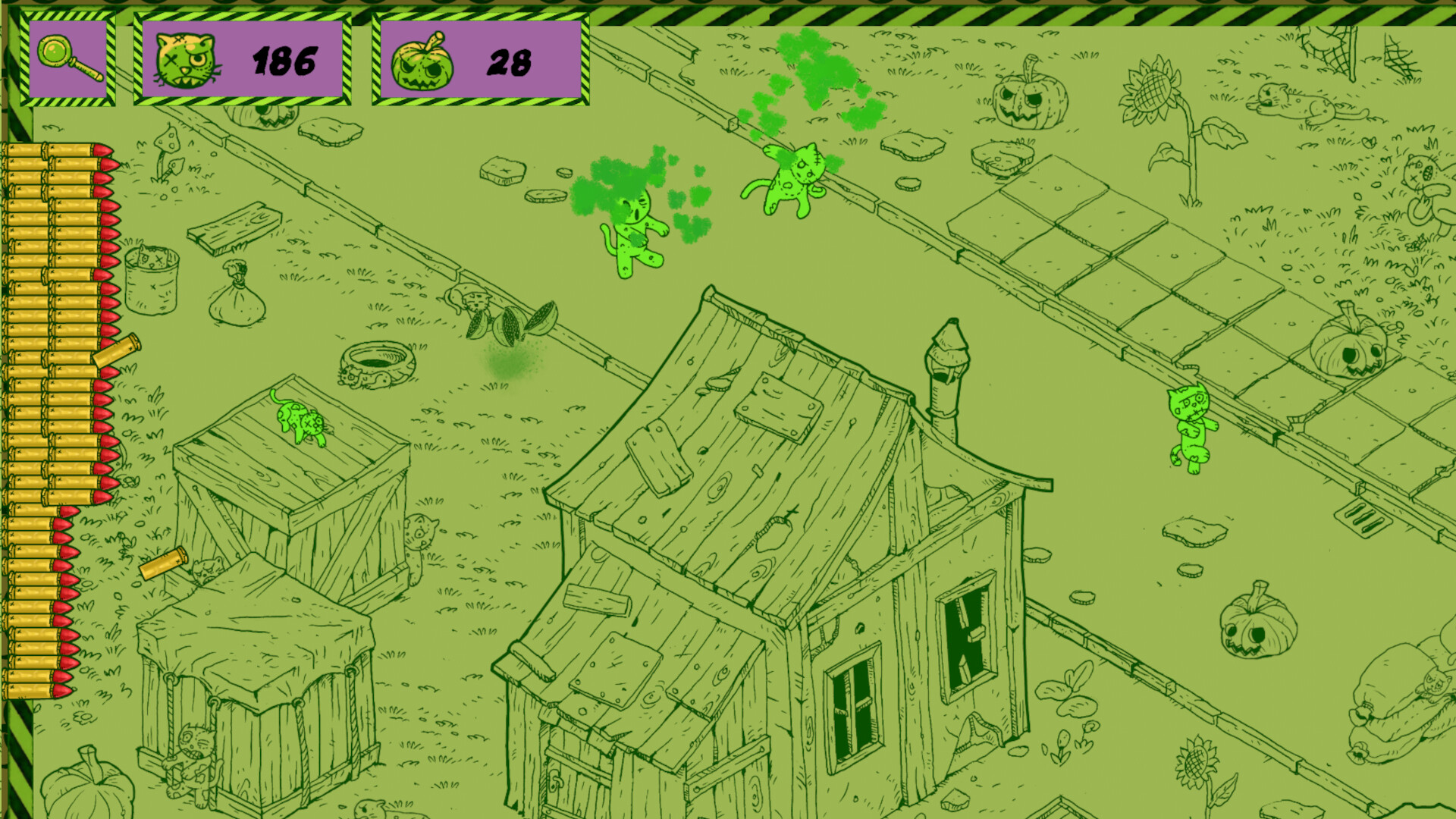 Hidden Cats : Zombie Hunter游戏截图