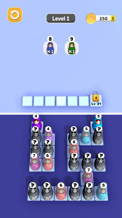 Matryoshka Merge游戏截图