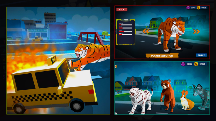 怪物老虎挑战游戏截图
