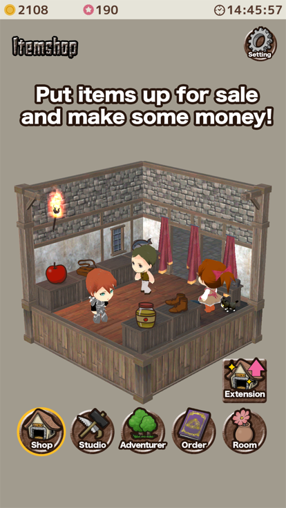Item shop - crafting game游戏截图