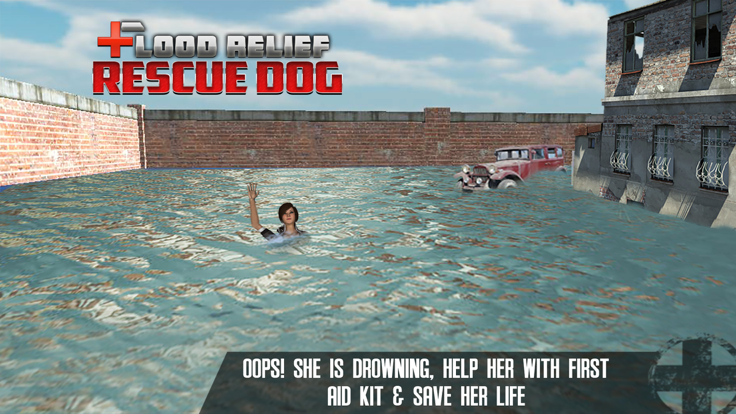 洪水救灾救援犬  救困人生活游戏截图