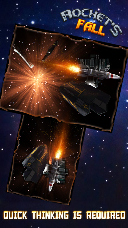 Rocket's Fall : save your spaceship from aliens游戏截图