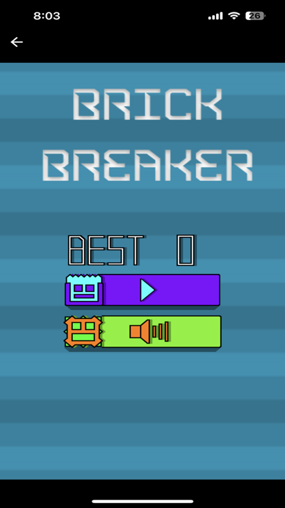 Brick Breaker - Break 'em all游戏截图