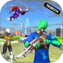 Superhero Vs Robot Fighticon