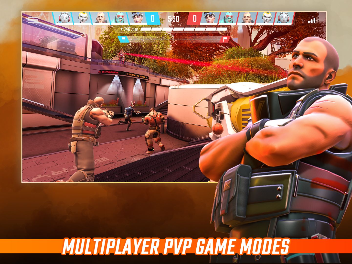 Screenshot of Shadowgun War Games