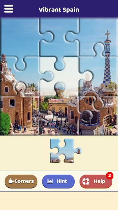 Vibrant Spain Puzzle游戏截图