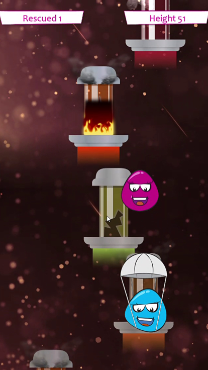 Hero Ball Fire Jump游戏截图