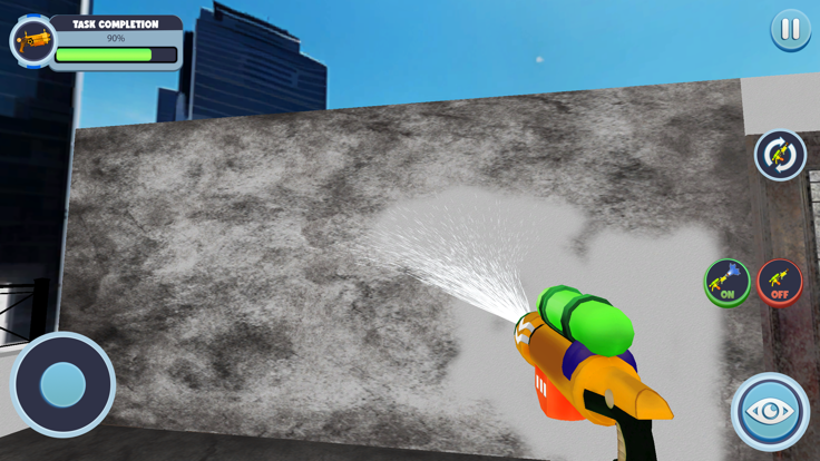 Power Washing Gun Clear Shoot游戏截图