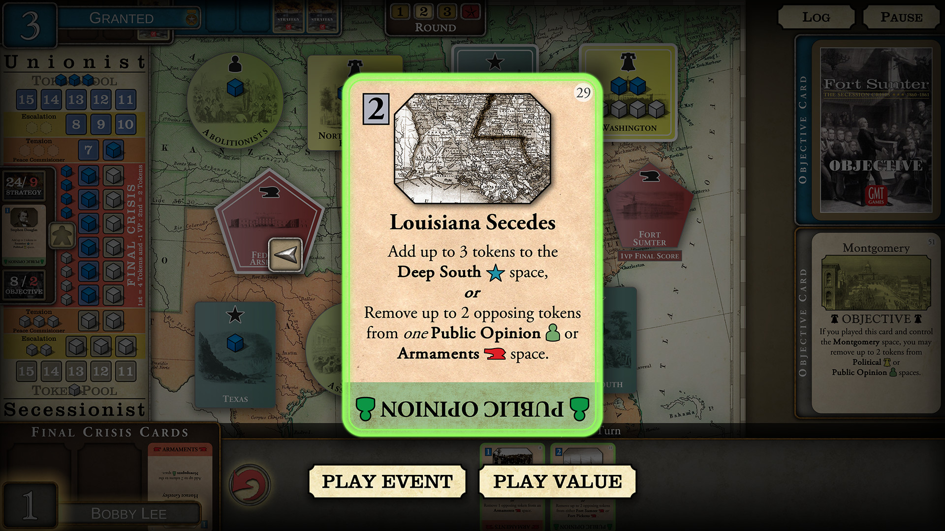 Fort Sumter: The Secession Crisis游戏截图