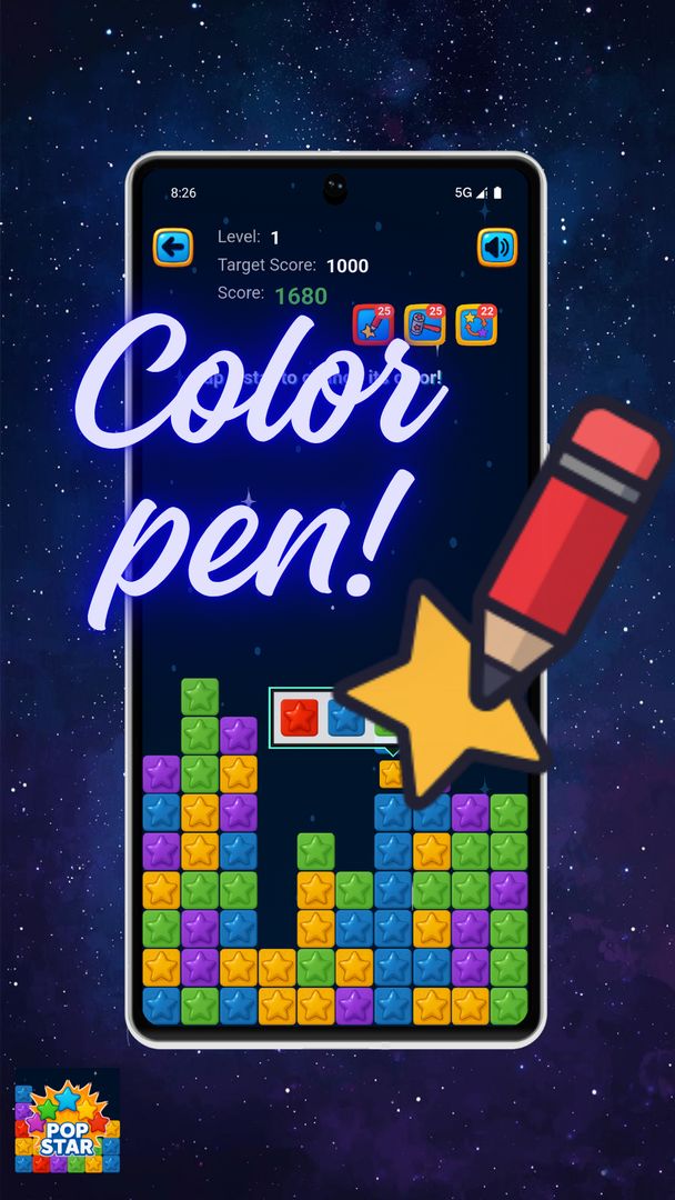 PopStar Blast - 消灭星星游戏截图