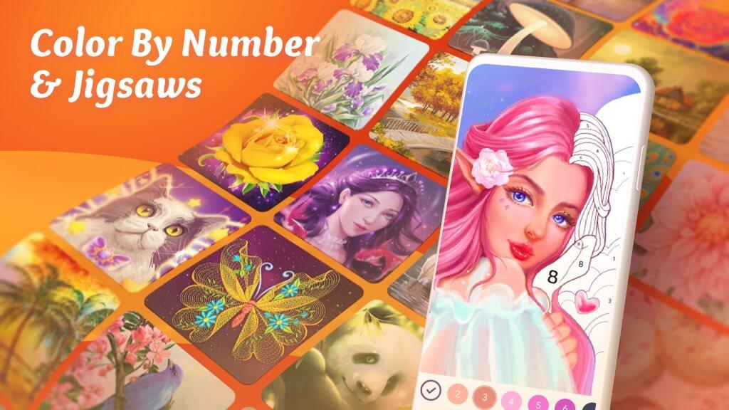 Color by Number Coloring Games游戏截图