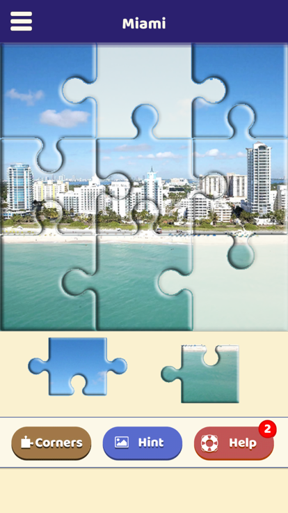 Miami Sightseeing Puzzle游戏截图