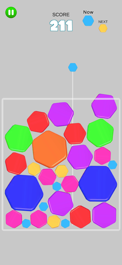 Hexa Drop - Pin Merge Puzzle游戏截图