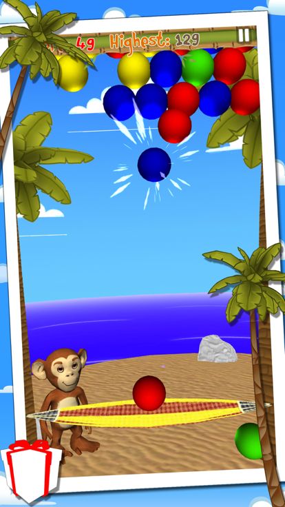 小猴射泡泡游戏截图