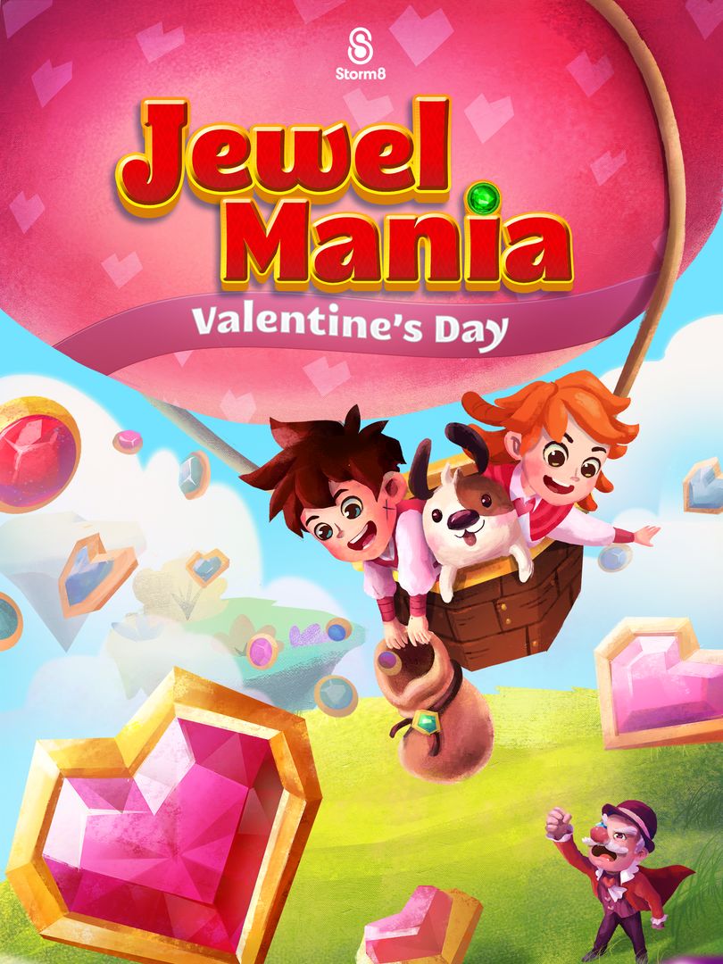 Screenshot of Jewel Mania: Valentine's Day