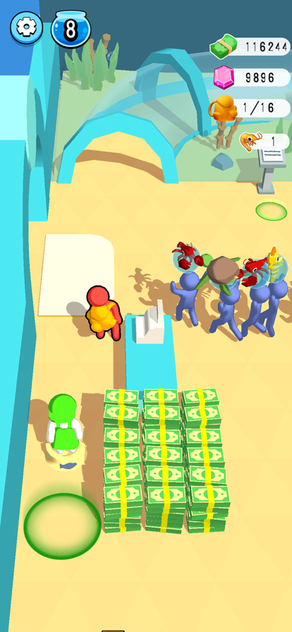 摸鱼大师 - 鱼塘抓鱼，模拟经营小店游戏截图