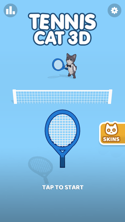 Tennis Cat 3D游戏截图