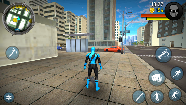 Blue Ninja : Superhero Game游戏截图