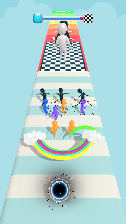 Rainbow Stack 3D游戏截图