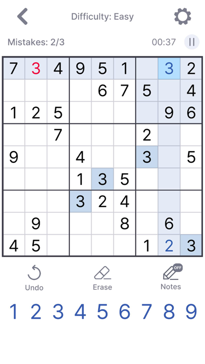 Sudoku - Brain Puzzle游戏截图