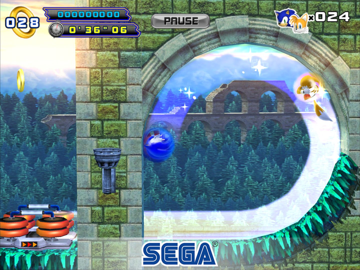 Screenshot of Sonic The Hedgehog 4 Episode II