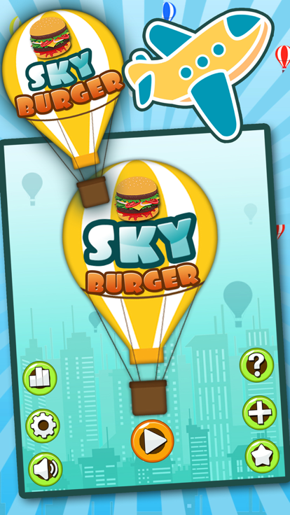 Sky Burger Mania Restaurant : Sky High Burger Tower a Burger maker game游戏截图