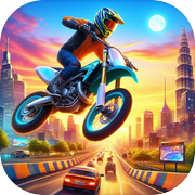 Motorbike Freestyle Stunt Race