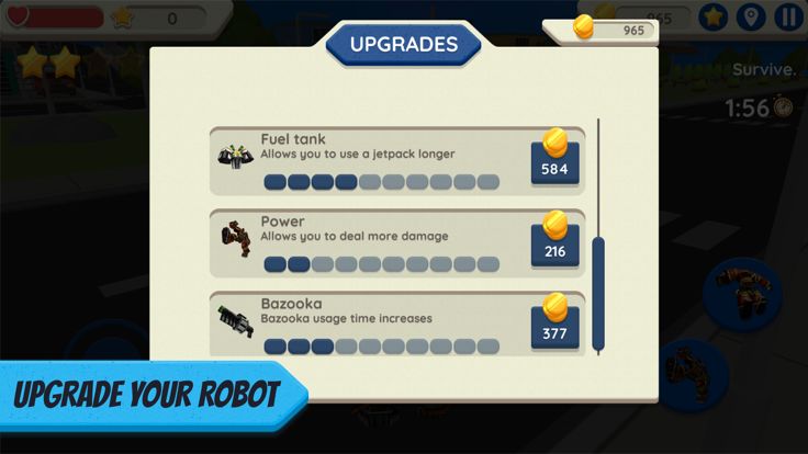 Robot Hero: City Simulator 3D游戏截图