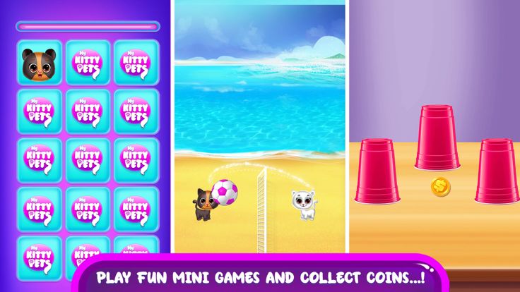 款精选虚拟宠物游戏 - 口袋宠物很酷游戏游戏截图