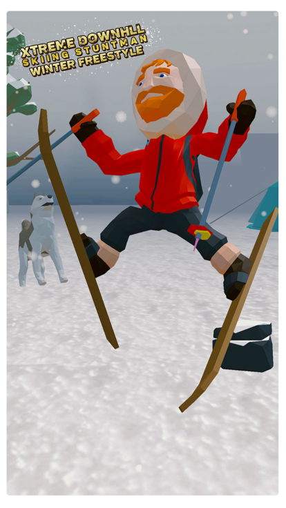 Xtreme hill Skiing Stuntman游戏截图
