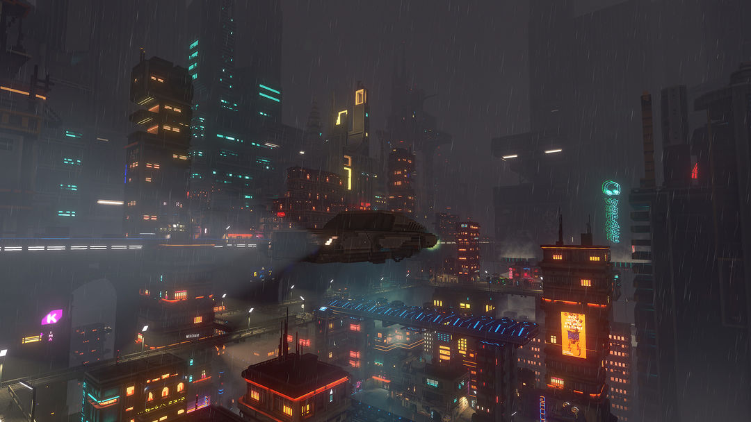Cloudpunk游戏截图