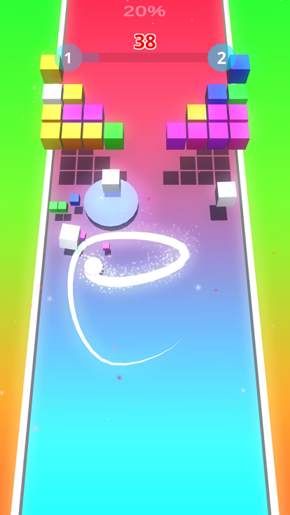 球洞大作战 - 黑洞吞噬炫彩公路游戏截图