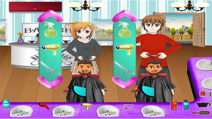 理发剪发沙龙游戏截图