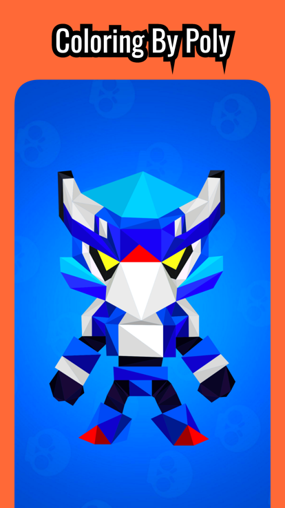 Brawl StarsPoly Art Coloring游戏截图