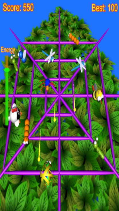 Spider Attack arcade game游戏截图