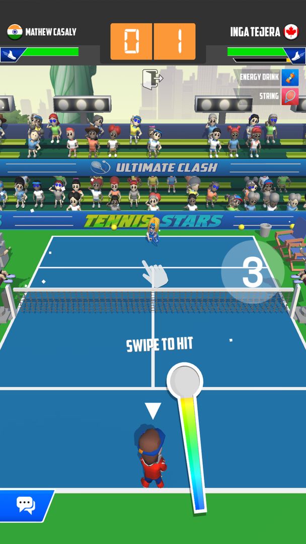 Screenshot of Tennis Stars: Ultimate Clash