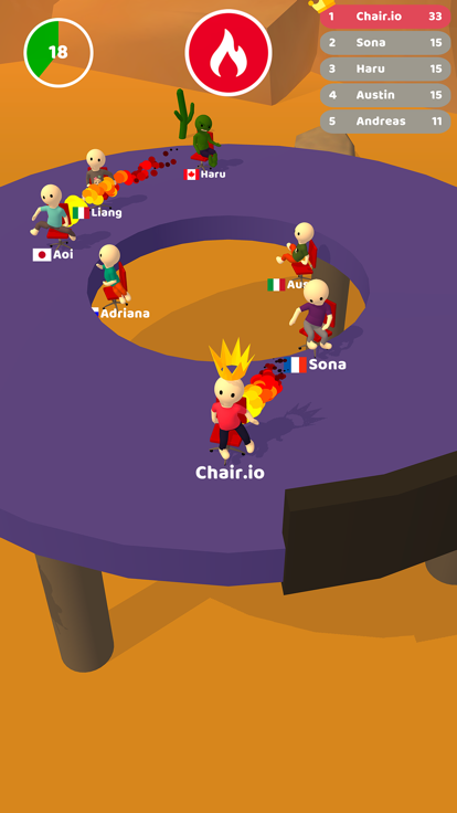 Chair.io: Office Chair Battle游戏截图