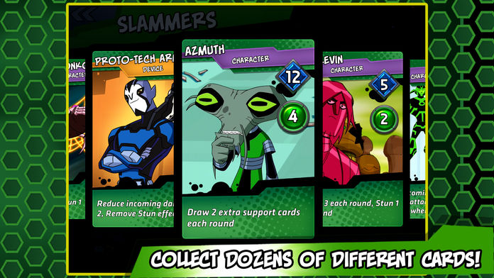 Ben 10 Slammers – Galactic Alien Collectible Card Battle Game游戏截图