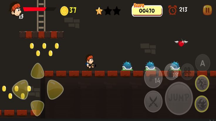 Super Adventure - Boy Action游戏截图