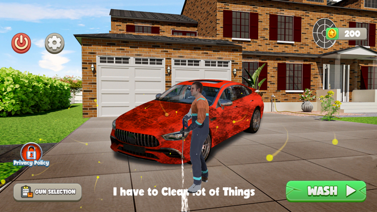 Power Washing Gun Clear Shoot游戏截图