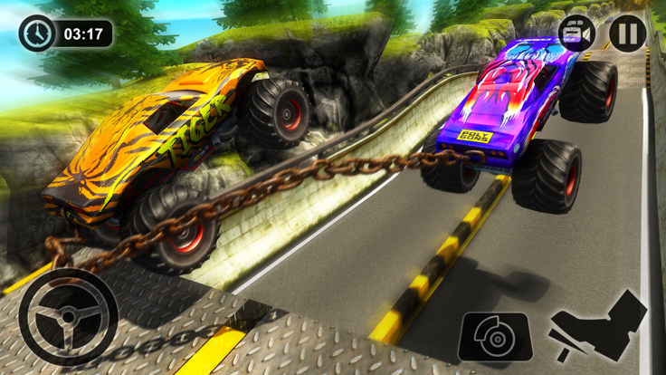 Chained Monster Truck Racing游戏截图