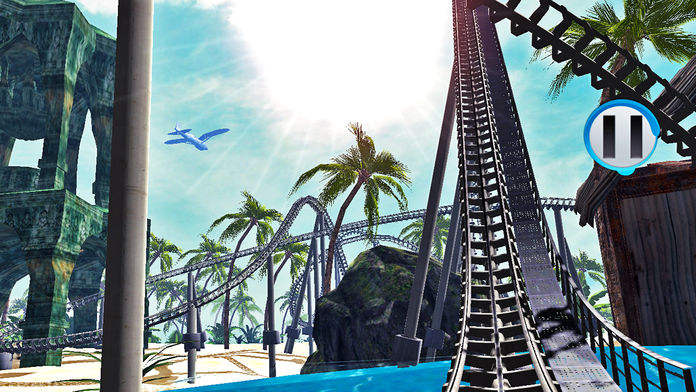 Roller Coaster : Amazing Island Visit Pro游戏截图