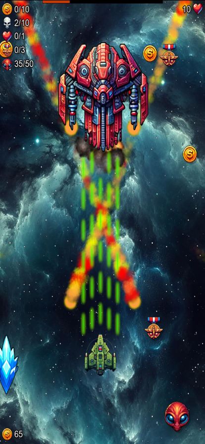Space Wars: PVE Boss Battles游戏截图