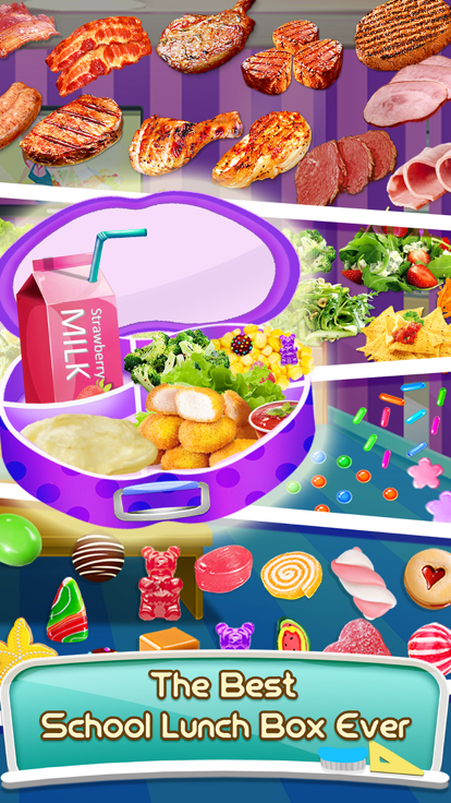 Homemade School Lunch Food游戏截图