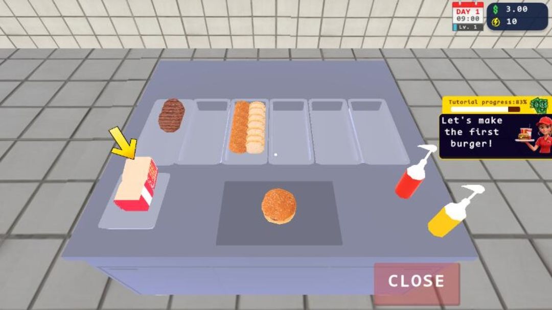 曼尼汉堡店双人厨房料理模拟器游戏截图
